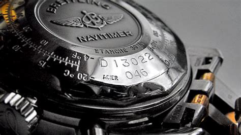 how you recognize the back case of a breitling|Breitling reference number lookup.